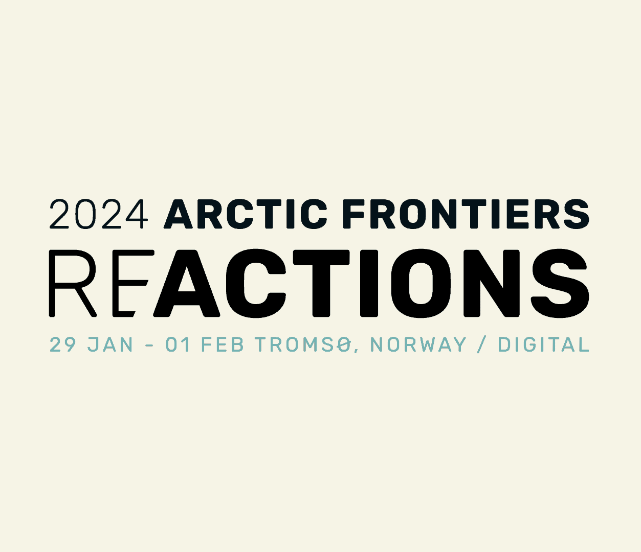 Arctic Frontiers 2024 ActionReaction