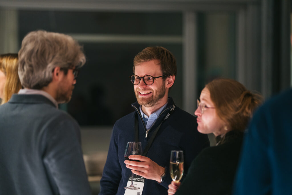 Edvin, Thomas B. and Ria a at the Science Reception
