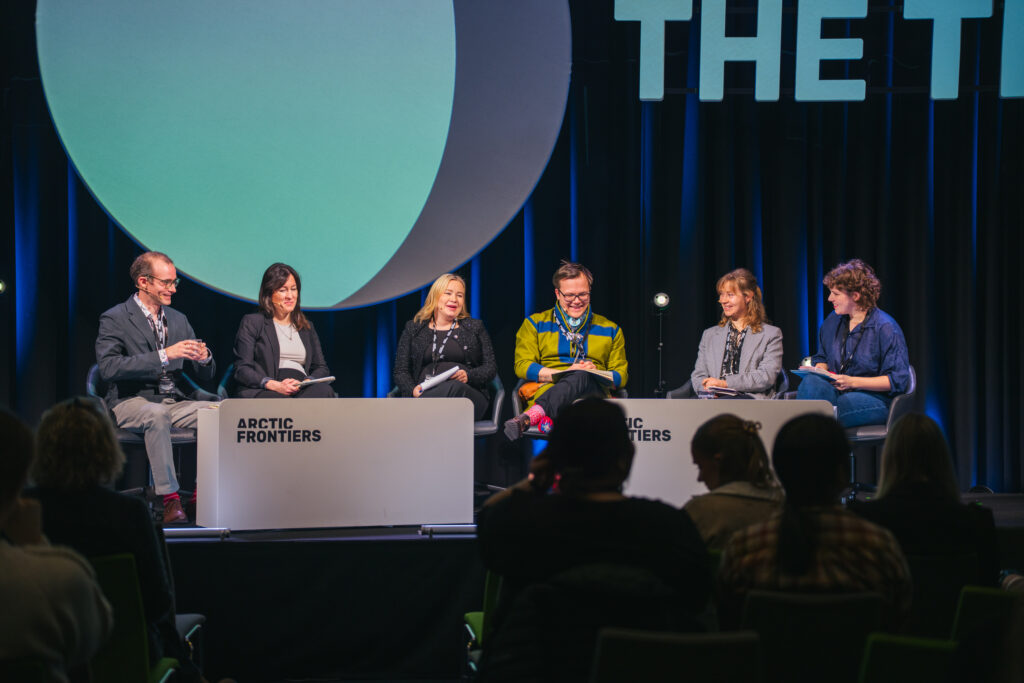 Kathrin and Brett on stage