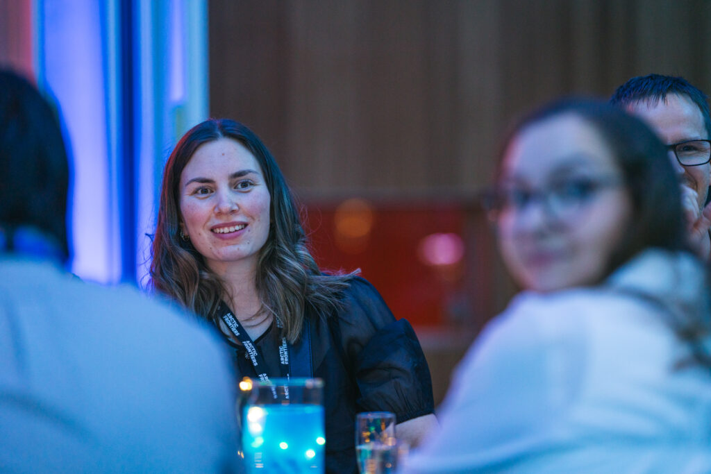 Ann-Cecilie and Anna Rebecca at the main reception