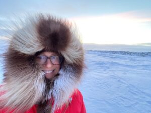 Anna Rose MacArthur lives in Nome, Alaska, USA where she works as the Marine Advocate for Kawerak Inc, the non-profit Tribal consortium for the 20 Tribes of the Bering Strait region. She advocates for Tribal priorities amid increasing industrial maritime activities in the Bering Strait. She is also a graduate student in the Masters of Marine Policy Program at the University of Alaska Fairbanks.